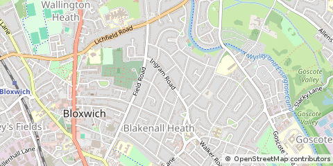 Map of Walsall