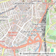 Map of Sheffield