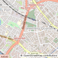 Map of Birmingham, West Midlands