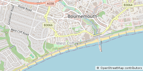 Map of Bournemouth