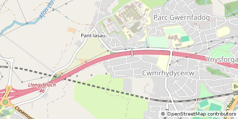Map of Swansea