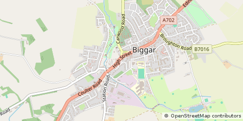 Map of Biggar