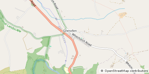 Map of Tavistock, Devon