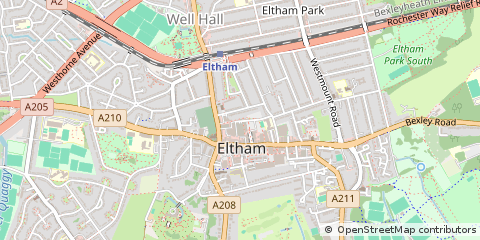 Map of Eltham, London