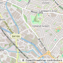 Map of West Bromwich