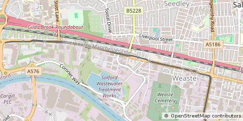 Map of Salford
