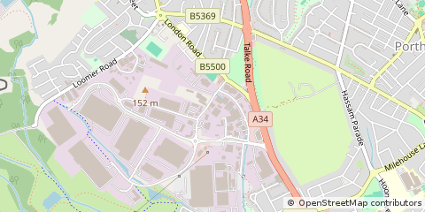 Map of Staffs