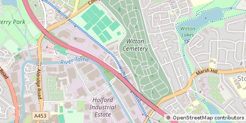 Map of Birmingham, West Midlands