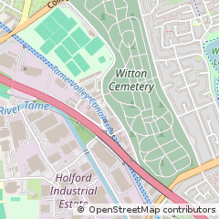 Map of Birmingham, West Midlands