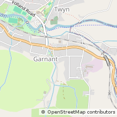 Map of Ammanford, Carmarthenshire