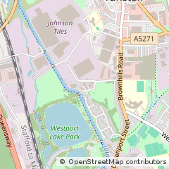 Map of Stoke-on-Trent, Staffordshire