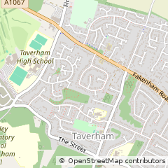 Map of Norwich, Norfolk