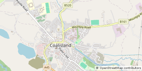 Map of Dungannon, Co Tyrone