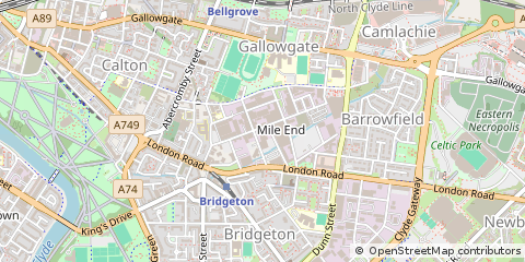 Map of Glasgow