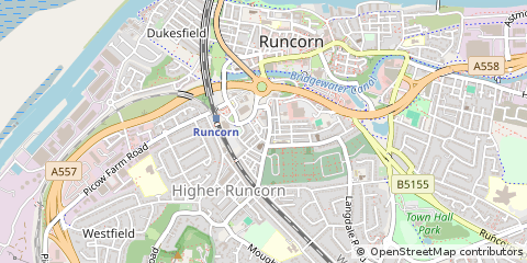Map of Runcorn