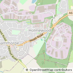 Map of Chesterfield, Derbyshire