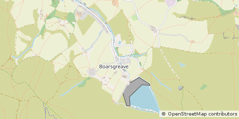 Map of Rossendale, Lancashire