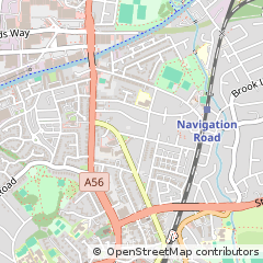 Map of Altrincham, Cheshire