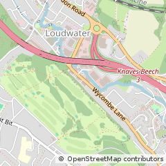 Map of High Wycombe, Buckinghamshire