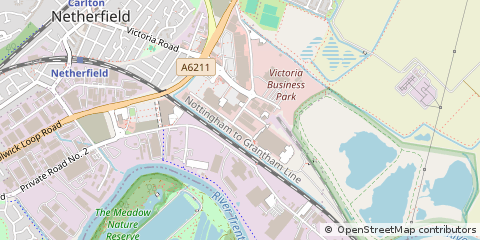 Map of Nottingham