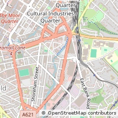 Map of Sheffield