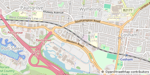 Map of Portsmouth, Hampshire