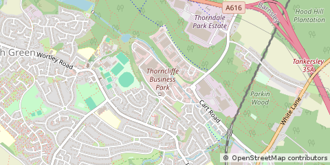 Map of Sheffield