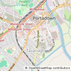 Map of Portadown, Armagh
