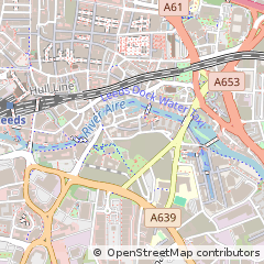 Map of Leeds, West Yorkshire