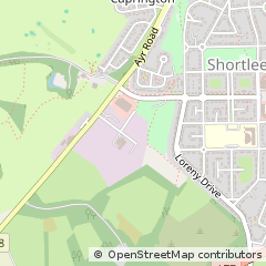 Map of Kilmarnock, Ayrshire