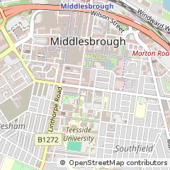 Map of Middlesbrough