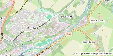 Map of Hawick, Roxburghshire