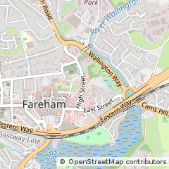 Map of Fareham