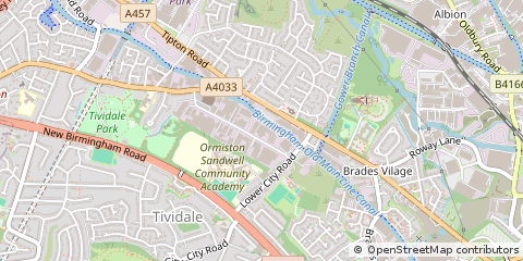 Map of Oldbury, West Midlands