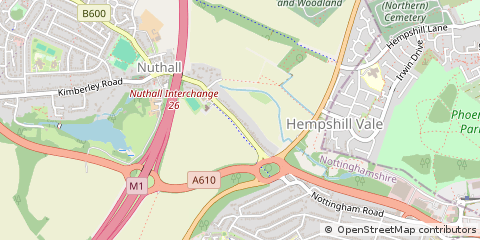 Map of Nottingham