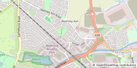 Map of Sutton Coldfield