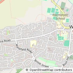 Map of Warminster, Wiltshire