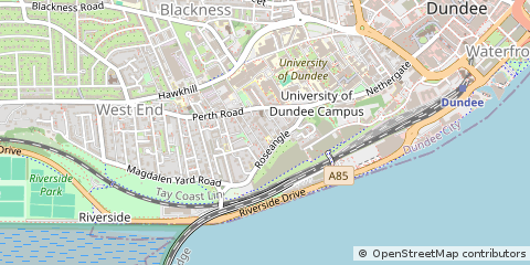 Map of Dundee