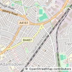 Map of Cardiff