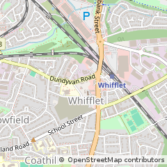 Map of Coatbridge, Lanarkshire