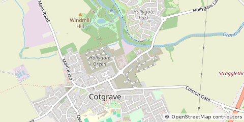 Map of Nottingham, Nottinghamshire