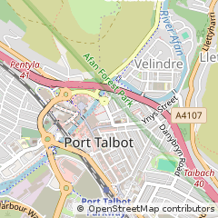 Map of Port Talbot