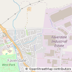 Map of Darlington, County Durham