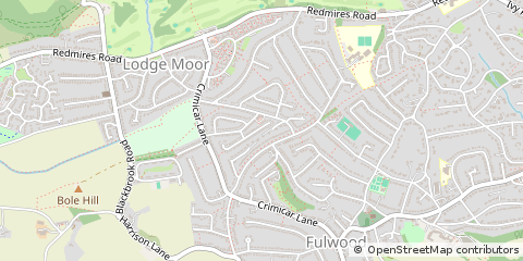 Map of Sheffield