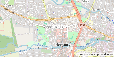 Map of Newbury