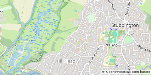 Map of Fareham
