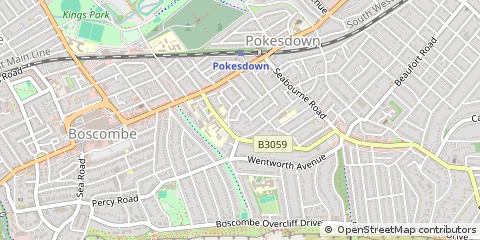 Map of Bournemouth