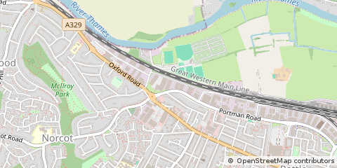 Map of Reading, Reading,