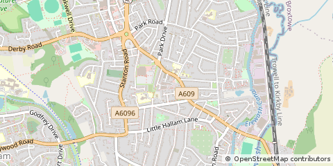 Map of Ilkeston, Derbyshire