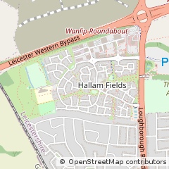 Map of Leicester